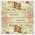 One Piece Card Game 2 Player Playmat - Golden Pirate Flag TCG Mat - Character - Premium Tabletop Gaming Desk Mat,Anime Card Game Accessories